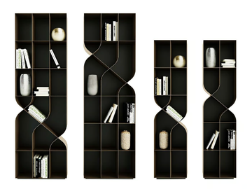 SHELF - Open metal bookcase by Christine Kröncke Interior Design - view 2